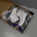 Nattork White Figure Skates Excellence Stainless Steel Blades Ice Figure Skating with Enhanced Support Strength Performance and Ultimate Comfort for Boys and Girls