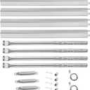 Grill Replacement Parts for Char-Broil Performance 4 Burner 463365021 463365522 463352521, 5 Burner 463448021, 4Burner 463366022, G3250002W1 Heat Plate, G3272100W1 Burner, Igniter, Crossover Tube