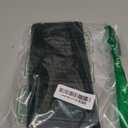 Money Wallet Organizer - 6 Zippered Pouch Multipack, Cash Envelopes for Budgeting and Savings (Black)