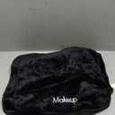 Makeup Towels - Pack of 6 - Ultra Soft & Gentle Microfiber Coral Fleece Washcloth Face Make Up Remover, 13 x 13 in, Black
