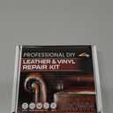 Brown Leather & Vinyl Repair Kit, Leather Repair Kit for Sofa, Jacket, Car Seats, Purse, Easily Restores Cat Scratch, Rips, Tears, Cracks, Holes on Faux, Artificial, Genuine Pleather & Any Material