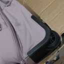 BAGSMART Small Underseat Carry on Luggage with Wheels, 16 inch Small Under Seat Luggage, Lightweight Travel Suitcase for Women, Baby Pink