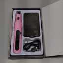 Katerk Pet Dog Nail Grinder - 5 Speed Quiet Electric Dog Nail Trimmer with 360LED Light, 2500mAh Rechargeable, 32PCS Cordless Rotary Tool for Small Medium Large Dogs & DIY Sanding, Carving (Pink)