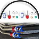 800-671 A/C Line Splice Connector Splicer Coupler Kit for 3/8" Line with No.6 Hose - Heavy-Duty Easy Install AC Air Conditioning Line Repair Kit