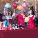 12 Pcs Plastic Christmas Tablecloth Rectangle Bulks, Disposable Beige Brown Green & Wine Red Party Tablecloth Xmas Table Cover for Picnic Birthday Christmas Party Supplies, 54x108 Inch