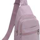Small Sling Bag Sling Backpack for Women, Chest Daypack Crossbody Backpack for Travel Sports Running Hiking (Purple)