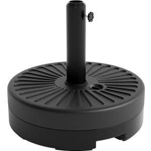 GarveeLife Patio Umbrella Base, 80lb Capacity Heavy Duty Design with Adjustable Pole Adapter Fits 1.5" to 2.1" Poles for 7.5-11FT Umbrellas, Corrosion-Resistant and Wind-Resistant for Outdoor, Patio