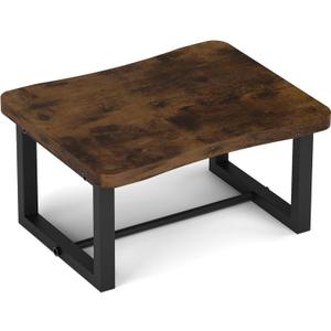 Step Stool for Adults Kids, Anti-Slip Sturdy Wooden Step Stools with 500 Lbs Capacity for High Beds,Closet, Bathroom,Kitchen, Potty Training