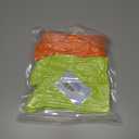 Women's Neon Scrunch Crew Socks 80s 90s Retro 3-Pack Cotton Stacked Boot Calf Cozy Ribbed Slouchy Socks Size 5-10 (1-white/Neon Green/Neon Orange)