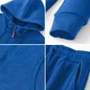 Riskrole Men's Hooded Tracksuit 2 Pieces Set Zip up Fleece Sweatsuit Casual Outdoor Sports Jogging Suits Set