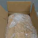 Recipe Box with Cards and Dividers Set 4x6 Recipe Holder for Kitchen Counter Metal White Vertical Stripe Pattern Embossed Recipe Card Box with Wooden Grooved Lid