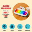 Chuckle & Roar Pop It! ABC & Spelling Keyboard Interactive Alphabet & Sight Word Learning Toy with LED Lights, Soft Sensory Keys, 3 Grow-with-Me Modes, Screen-Free Educational Toy for Kids