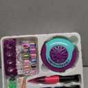 Kids Nail Polish Set for Girls, DIY Nail Art Kit Toys with Nail Dryer,Fake Nail,Nail Sticker,Peelable Nail Polish, Non-Toxic Quick Dry Nail Art Salon Toys for Girls Age 6-12