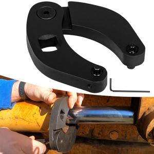 Sunluway 1266 Adjustable Gland Nut Wrench Universal Hydraulic Cylinders Spanner Wrench on Most Farm & Construction Equipment for Remove 2"-6" Gland Nuts