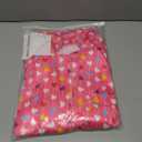 Women 2 Pieces Heart Floral Bow Pajama Sets Button-Down Short Sleeve Shirt Ruffle Short Sleepwear (XL)
