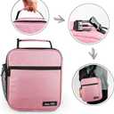 Hap Tim lunchbox for Adult, Insulated Lunch Bag for Women, Reusable Lunch Box, Spacious Lunchbag, Pink (18654-PK)