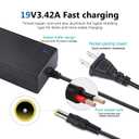 Replacement for LG Monitor Power Supply 19V 3.42A AC Adapter for LG 34" 32" 29" 27" 24" 23" 22" 20" 19" LCD LED HD TV Monitor and ADS-25FSG-19 19V DC 6.5 * 4.4mm Power Cord Cable