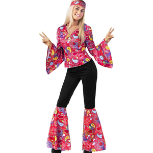 Morph 70s Costumes For Women Hippie Disco Outfit - Retro 60s 70s Style Costume For Parties, Festivals, and Events XXL Morph 70s Costumes For Women Hippie Disco Outfit - Retro 60s 70s Style Costume For Parties, Festivals, and Events XXL