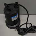 Acquaer Submersible Water Pump 1/6 HP Sump Pump Thermoplastic Utility Pump Small Electric Water Pump 1750GPH Water Remove for Basement Hot Tubs Garden Pool Cover Draining with 10 ft Cord