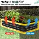Vengarus 2 Pack 9x3x1FT Galvanized Raised Garden Bed Kit, Outdoor Metal Planter Box for Vegetables, Rectangular Steel Container, Easy Assembly (Black)