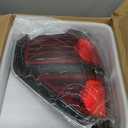 OKLPF Rear Brake Tail Light Compatible With 2009 2010 2011 2012 2013 2014 Ford F150 F-150,Replace Red Taillight Assembly Red Smoked Tail light,Included A Luxurious Box,Driver and Passenger Side