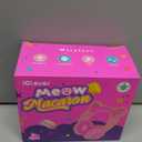 iClever Cat Ear Kids Bluetooth Headphones, LED Lights Up, 74/ 85dBA Safe Volume Limited, 50H Playtime, Bluetooth 5.2, USB C, Kids Headphones Wireless for Travel iPad Tablet, Meow Macaron Hot Pink