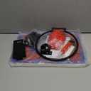 Basketball Hoop Indoor, Mini Basketball Hoop LED with 3 Balls and Scoreboard, Over The Door Basketball Hoop, Basketball Kids Toys Gifts for 3 4 5 6 7 8 9 10 11 12 Year Boys (Red)