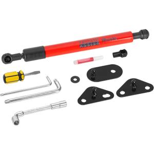Winunite Compatible with 2015-2025 F150 Red Tailgate Assist  Stainless Steel Material, Quiet Controlled Descent, No More Slamming Down, No Drill Bolt-On Installation with All Tools Included