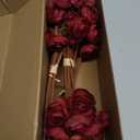 Floroom Ranunculus Artificial Flowers 18 Pcs Burgundy Faux Silk Mini Ranunculus Bulk Fake Wedding Filler Flowers for DIY Red Bouquets, Centerpieces, Bridal Shower Decorations & Arrangements