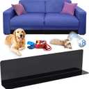 Extra Strength Under Couch Blocker Set (8 Pieces-15.3" Each) Acrylic Couch Toy Blocker for Under Couch Guard w/ Interchangeable Height & Round Corners - Easy Install Under the Couch Blocker for Dogs