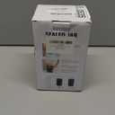 MilkyWay Food Storage Jar Strong Ceramic Storage Canisters with Airtight Seal Bamboo Lid Modern Design Seal Damp-Proof Kitchen Jar for Coffee, Tea, Spice and More (Black(L: 34 oz/1000ml))