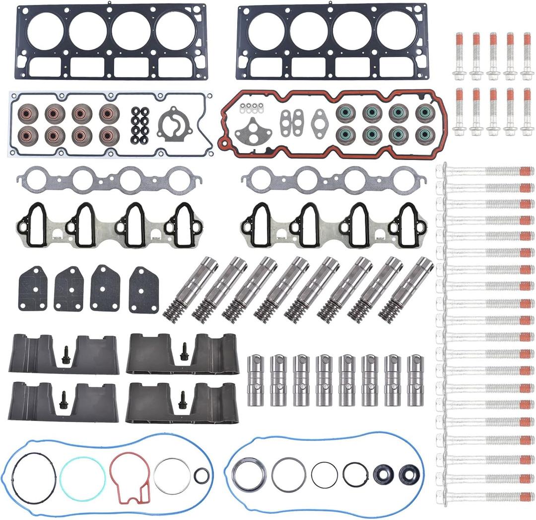 AFM DOD Lifters Replacement Kit with Head Gaskets, Bolts for 2007-2013 Chevy Silverado 1500 Suburban Tahoe GMC Sierra Yukon 5.3L
