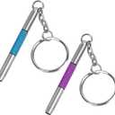 UNEAK - Eyeglass Screwdriver Repair Kit Blue & Purple Precision 3 in 1 Mini Screwdrivers Set Keychain Glasses, Sunglasses, Sunglass, Watch, Electronics, Eyeglasses, Flat Head, Phillips, Hex