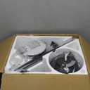 Ohniyou Ceiling Fans with Lights, 52'' Low Profile Ceiling Fan with Light and Remote/APP Control, Modern Flush Mount Ceiling Fan for Indoor Bedroom Living Room, Dimmable, Qiuet DC Motor, Black