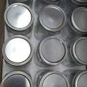 12 Pack 32 oz Amber Mason Jars, Wide Mouth Mason Jars with Lids and Bands and 12 Black Plastic Mason Jar Lids, Canning Jars Used for Canning, Pickling, Juice, Jam, Jelly