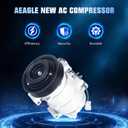 Air Conditioner AC Compressor With Clutch for Honda Accord 2.4 2.4L L4 2003 2004 2005 2006 2007 03 04 05 06 07