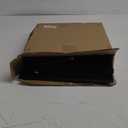 Corner Bread box for Kitchen Countertop,Farmhouse Acrylic Wavy Door Panel Food Storage Large White Bread box Container (Meduim, Black)