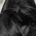 Short Bob Wigs 14 Inch Synthetic Black Wig with Bangs Natural Looking Heat Resistant Wavy Costume wig