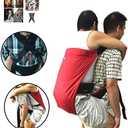 Patient Lift Sling Stair Slide Board, Oxford Cloth Cotton Waterproof Fabric Transfer Belt Evacuation Patient Lift Sling, Use for Seniors, Handicap