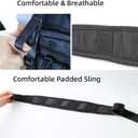 2 x Two-Point Sling | Wide Padded, Removable Swivels, Quick-Adjust Thumb Loop | Adjustable to 63"(160cm) | Durable Nylon for Outdoor Use