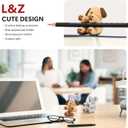 Li&Zhao Pen Pencil Holder Stand for Desk - 3 PCS Pen Stand Cute Holder for Desk for Kids Organizer Cute Office Decor, Animal Pencil Holder (Puppy-Koala-Elephant)