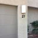 HASWARE Floating House Number Sign for Home - 5 Inch Modern Numerous Easy DIY Installation for Post Street (Black, 4)