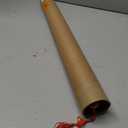 Plain Bamboo Parasol Umbrella for Weddings, 33 Inch Diameter, Sun Protection, DIY Decor, Photo Props(Orange), Diameter: 33 inches, Length: 23 inches