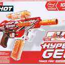 XSHOT Hyper Gel Trace Fire Blaster, Semi and Fully Automatic Gel Blaster & 10,000 Gellets, 600 Capacity Hopper & 850 Capacity Mag, Ages 14 & Up by ZURU, Medium