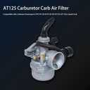 AT125 Carburetor Carb Air Filter Compatible with Coleman Powersports ATV AT125-B AT125-EX AT125-UT 125cc Quad Carb