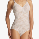 Bali womens Lace Body Shaper, Lace 'N Smooth Firm-control Shapewear, Built-in Underwire Bra 40 D
