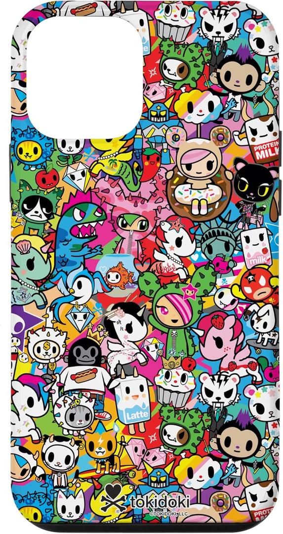 iPhone 12 mini Tokidoki Cute Colorful Classic Collage Pattern Logo Case