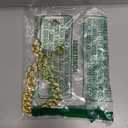 Dog Chain Diamond Collar Walking Metal Chain Collar with Design Secure Buckle, Pet Collar Jewelry Accessories for Small Medium Large Dogs Cats (Gold, 12 Inch)