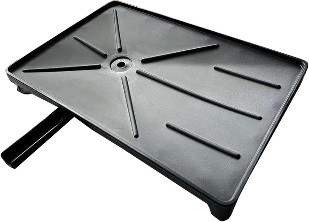 Dishwasher Pan for Leaks, Multi-Functional PVC Drain Tray, Rotatable Draining Drip Tray, for Air Conditioner, Refrigerator, Washing Machine, Kitchen Drain Basket(Black)