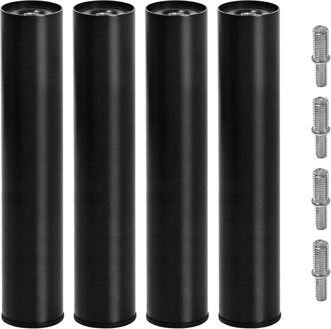 13 Inch Metal Bed Legs Replacement for Electric Adjustable Bed Base Frame, Tall Bed Feet Screw in, Set of 4